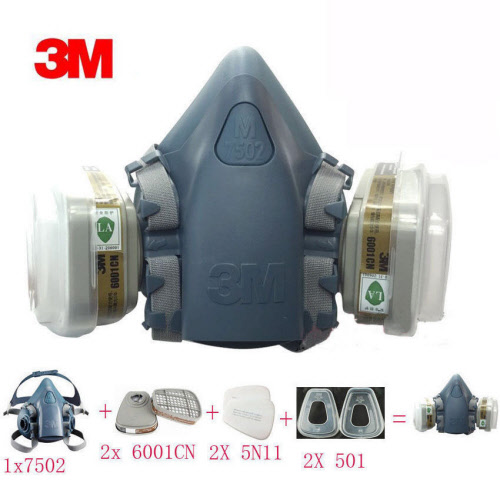 Respirator Painting Spraying Half Facepiece Gas Mask GB28902009